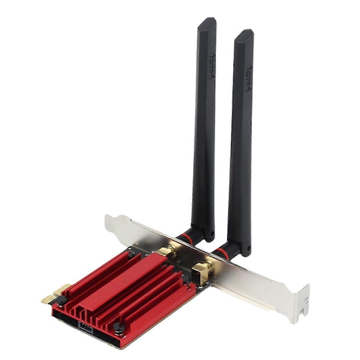 WiFi 7 BE200 PCIE WiFi Adapter for Bluetooth 5.4 Tri-Band 2.4G/5G/6GHz 8774Mbps BE200NGW Wireless N