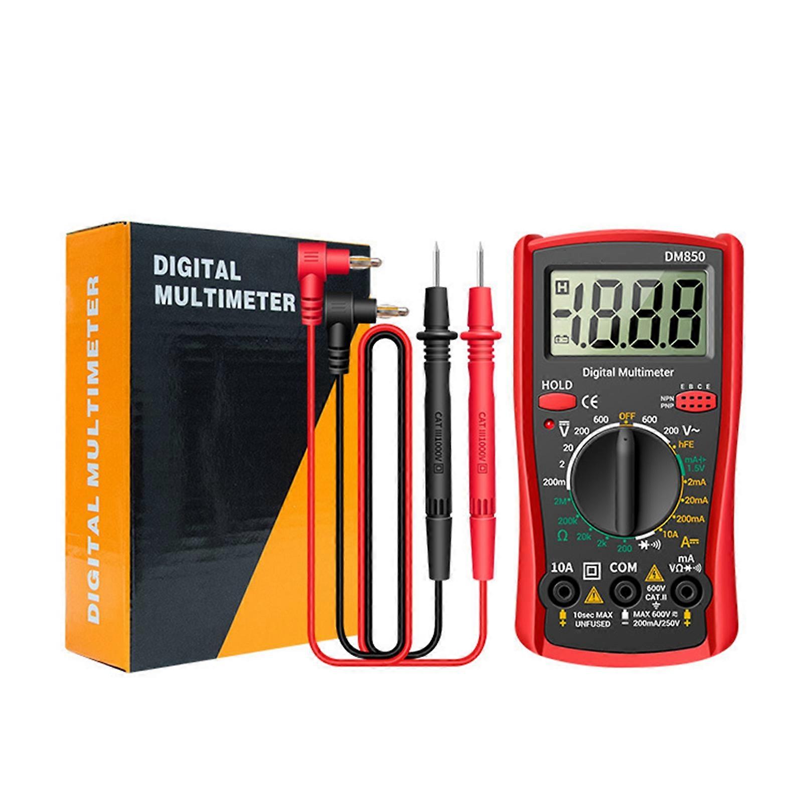 Digital Multimeter Multifunctional High Accuracy Small Household Portable Voltammeter Instrument