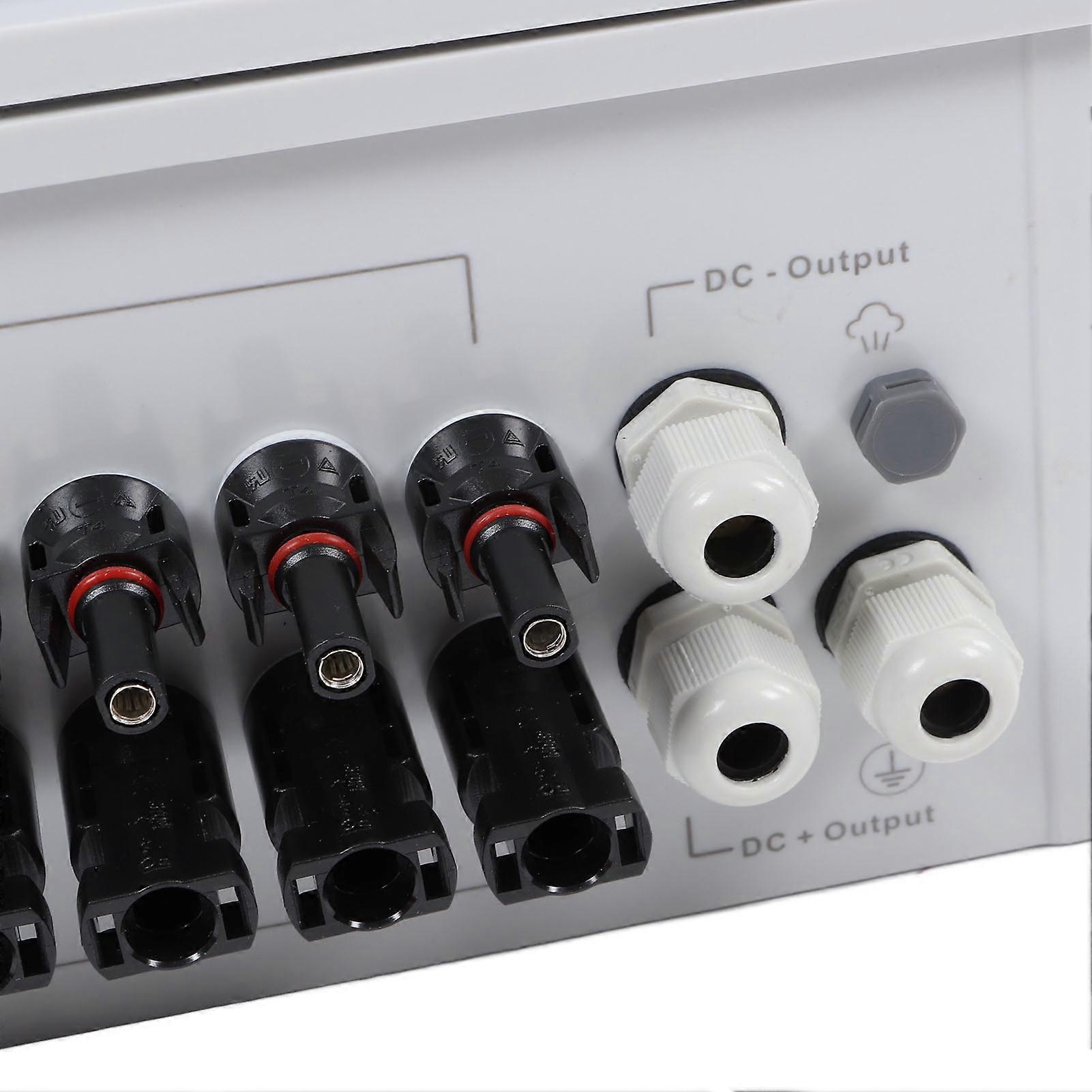 8 String PV Combiner Box, Solar DC Circuit Breaker with 10A Rated Current Fuse for 80A Off Grid Solar Power System