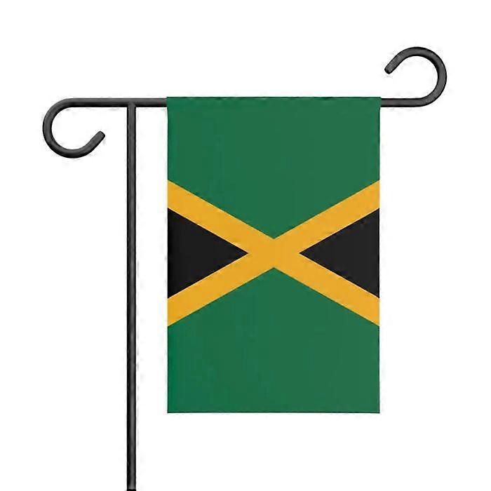 Flag - Jamaica - 32 x 47.5 cm - Polyester - Double-sided print - Multicolored