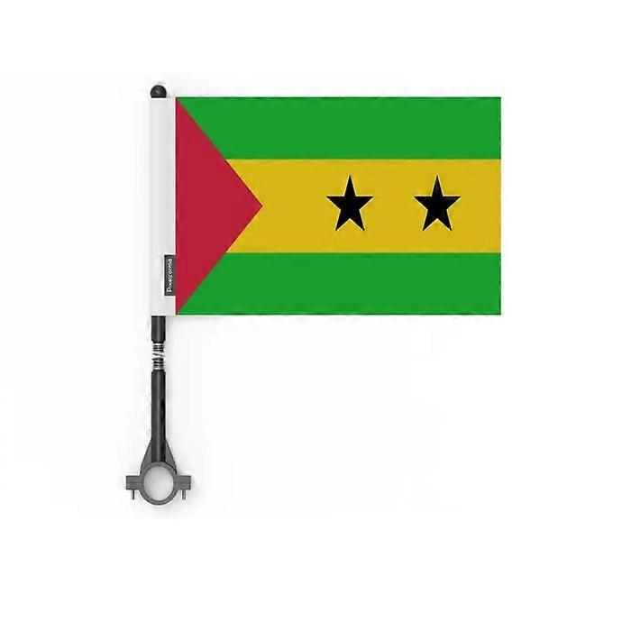 Flag - Multicolor - Sao Tome and Principe - 14 x 21 cm - 50 pieces - Polyester