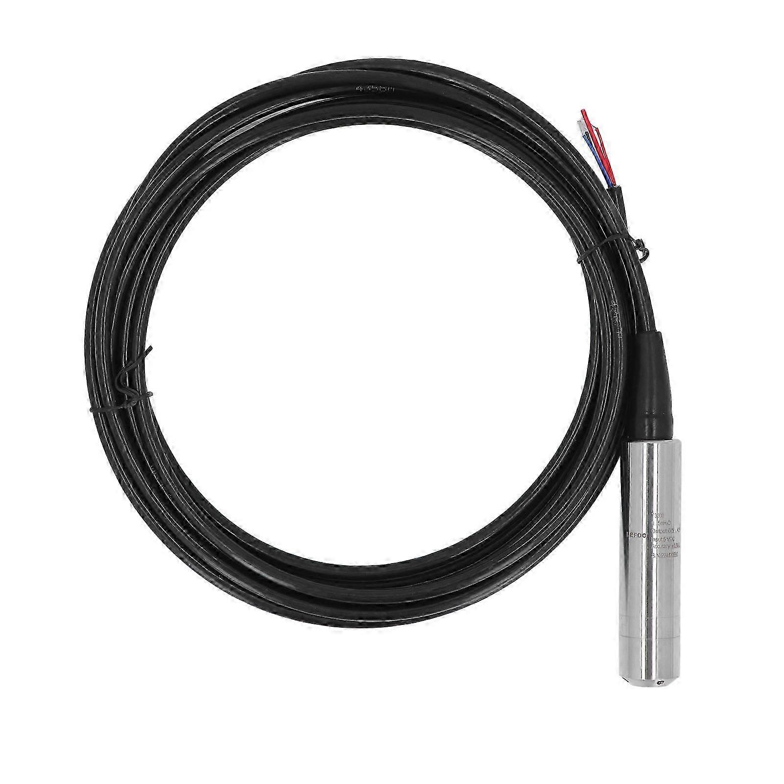 Liquid Level Transmitter High Sensitivity IP68 Throw in Water Level Sensor 4.755.25V Power 0.54.5V Output 7m/275.6in Cable (07m Range)