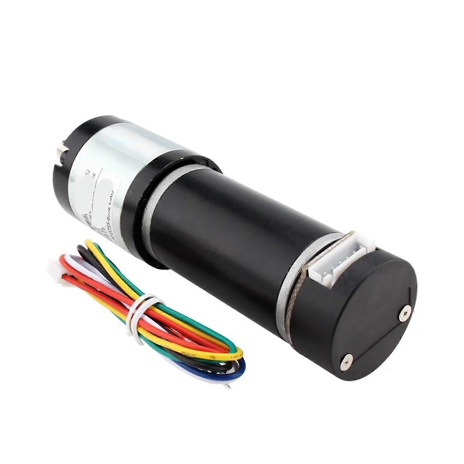 12V 24V 36GP3162 DC Planetary Gear Motor with Hall Encoder and Protection Cover, High Torque Ratio 1-515