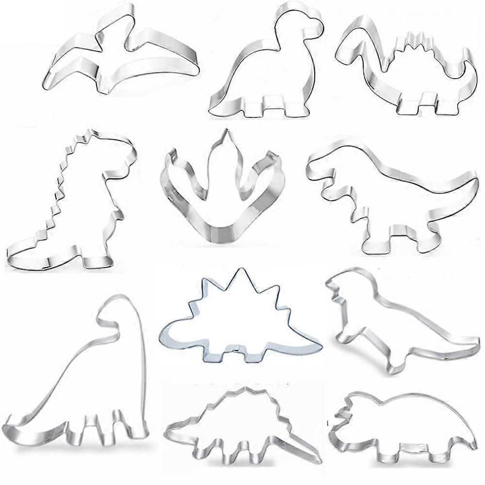 11 Piece Dinosaur Cookie Pan | Cookie Cutter