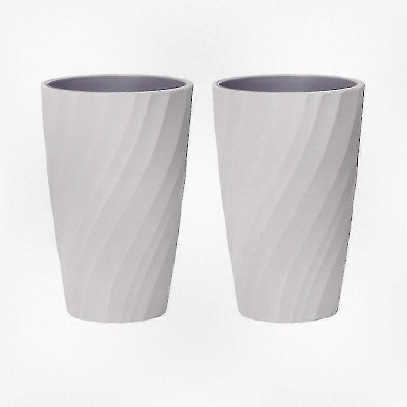 2pcs Portable Gargle Cup and Simple Toothbrush Holder for Traveling, Perfect for Any Brand Toothcare Needs (Grey White)