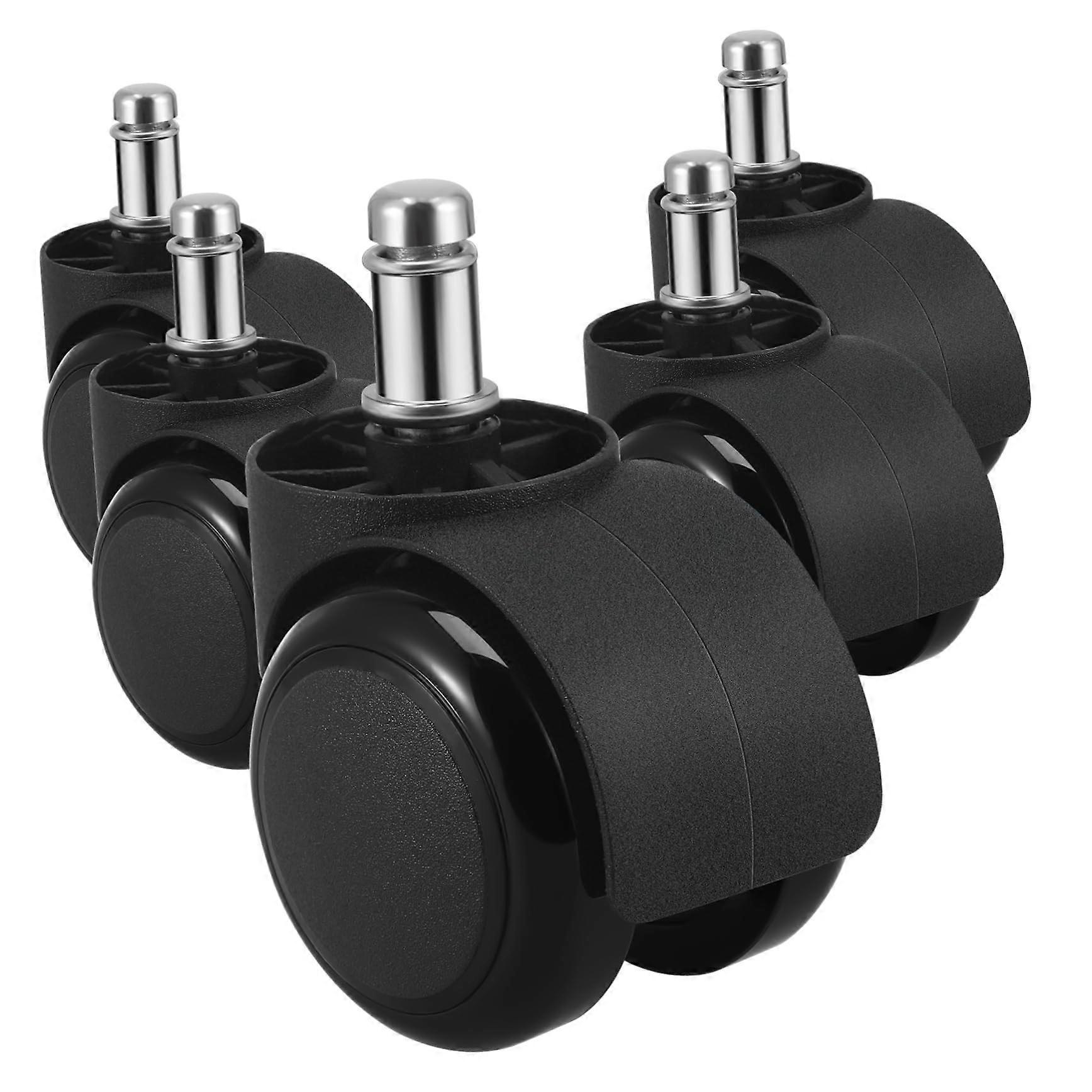 Office Furniture Casters 5 Pcs Swivel Casters Rolling Wheels for Movement