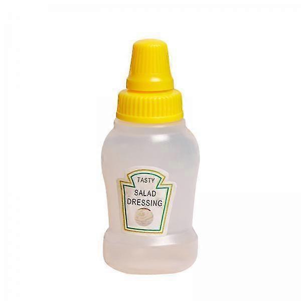 4xSalad Dressing Honey Bottles Storage Empty Refillable Ketchup Bottle Leakproof