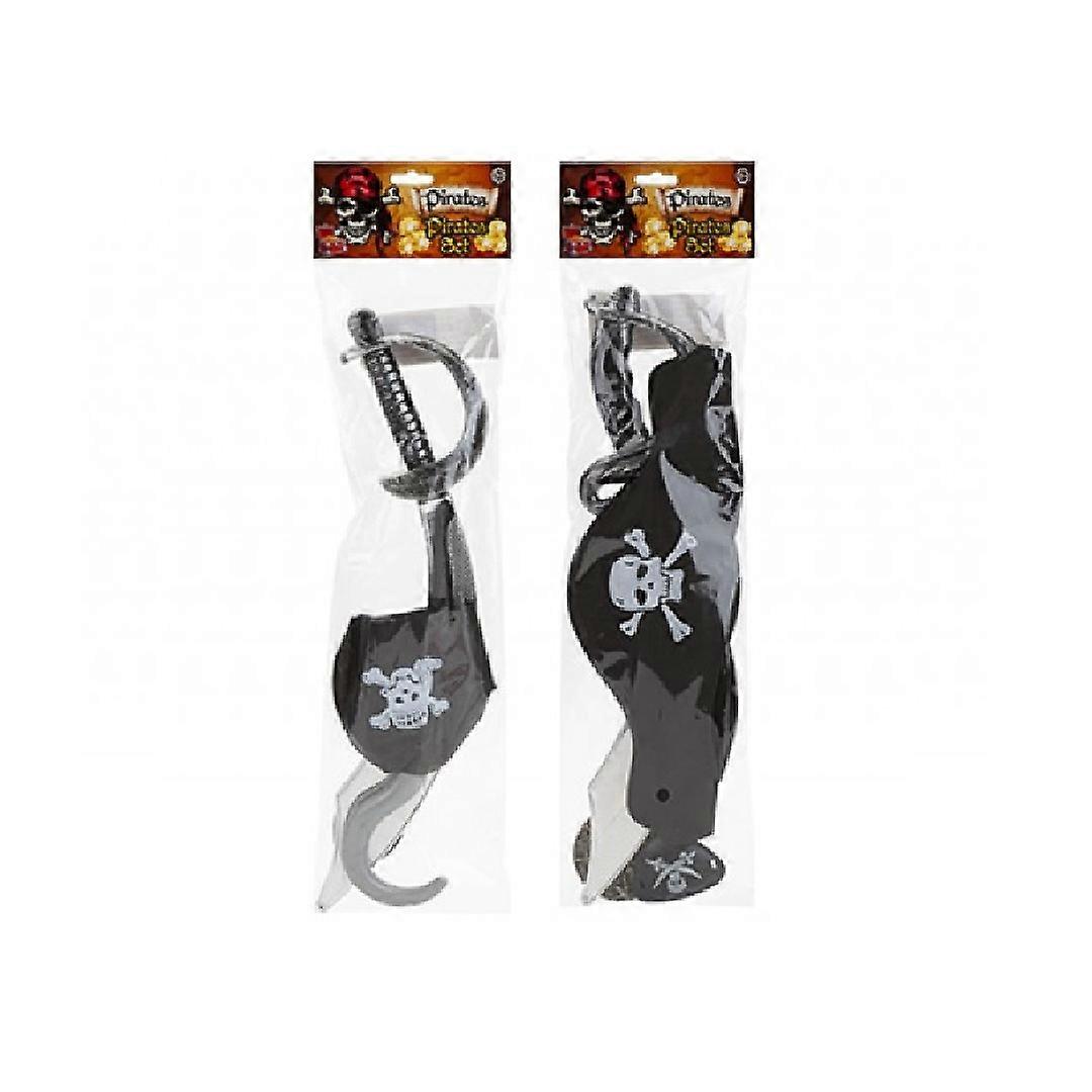 Large Pirate Set With Sword, Hook And Eye Patch Assorted Style