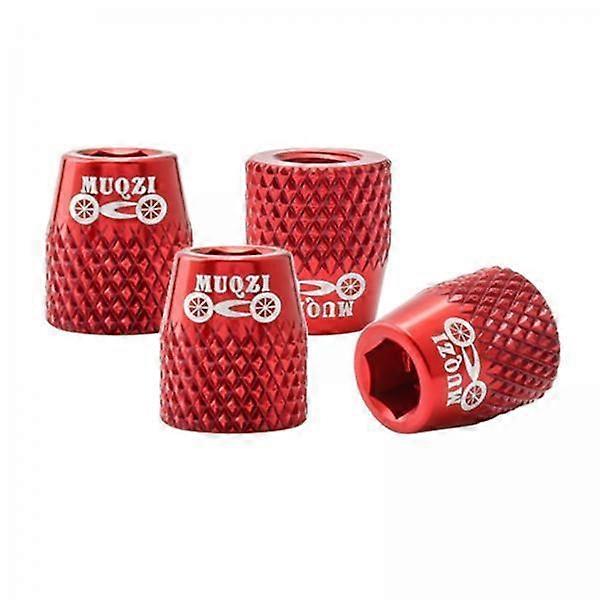 4x4x M6 Bike Pads Screw Mountain Fixed Bolts Install Hardware Red