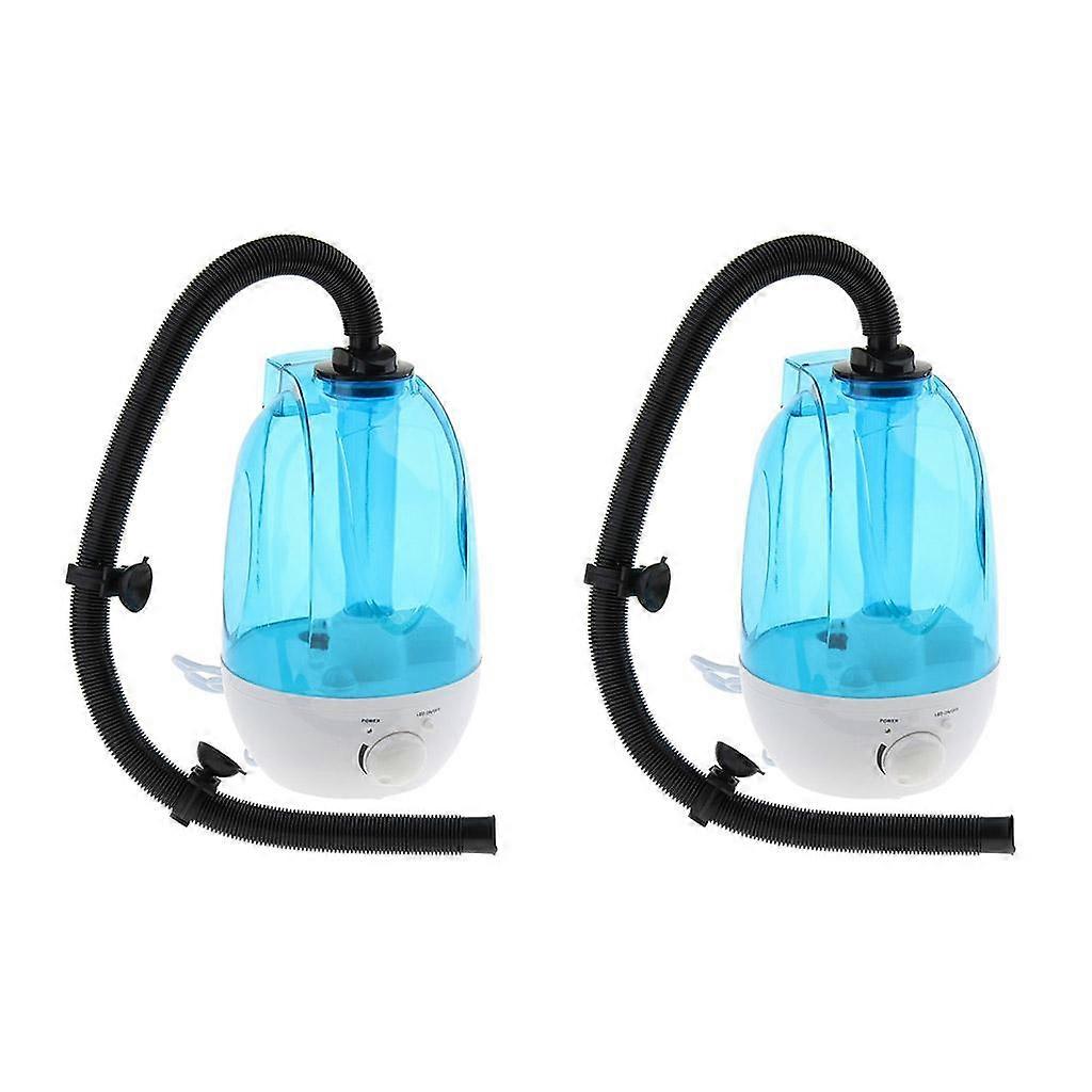2pcs Reptile Humidifier Fog Machine for Amphibians Large Tank Capacity