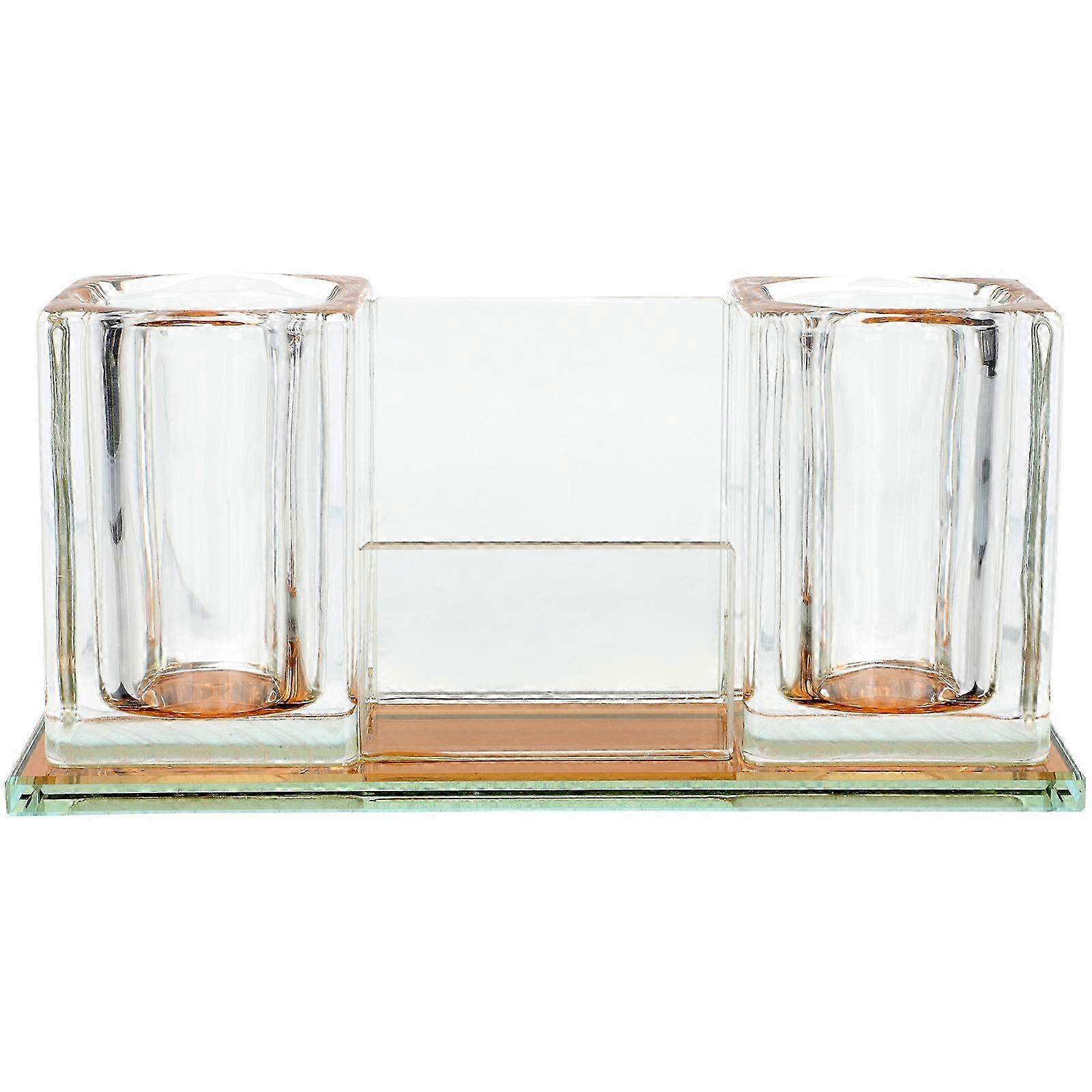 Akryl Mikrofonstativ Skrivbordshållare för Trådlös Mikrofon - 19.3x9cm