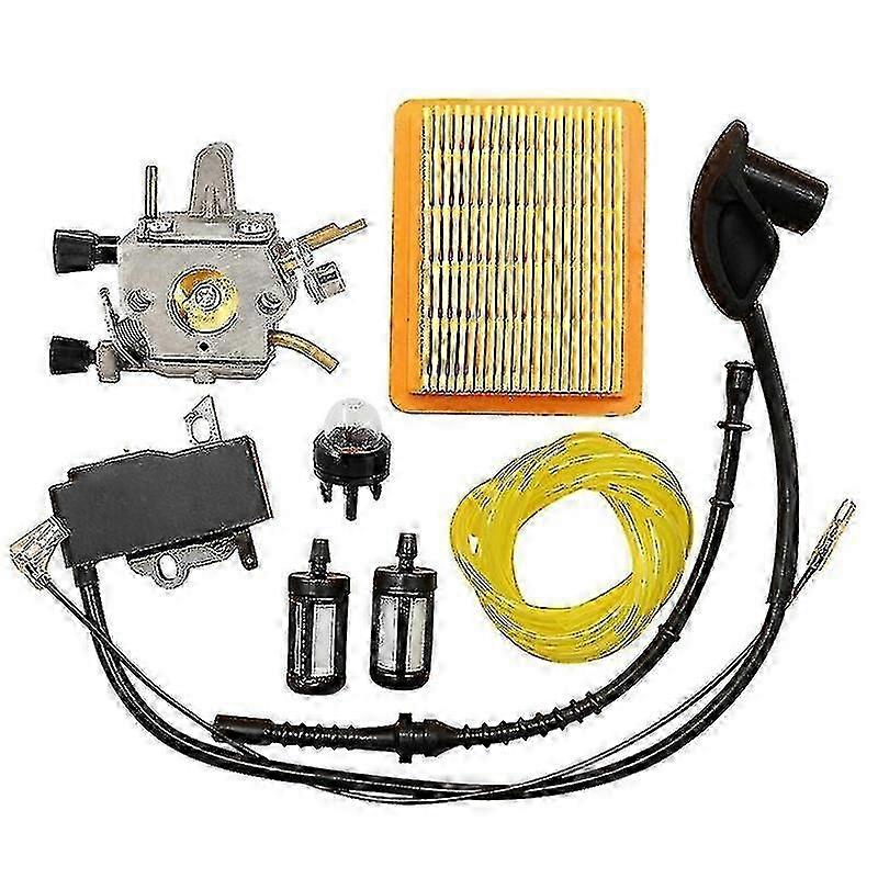 Carburetor for Stihl FS120 FS200 FS250 with ignition coil S12308910
