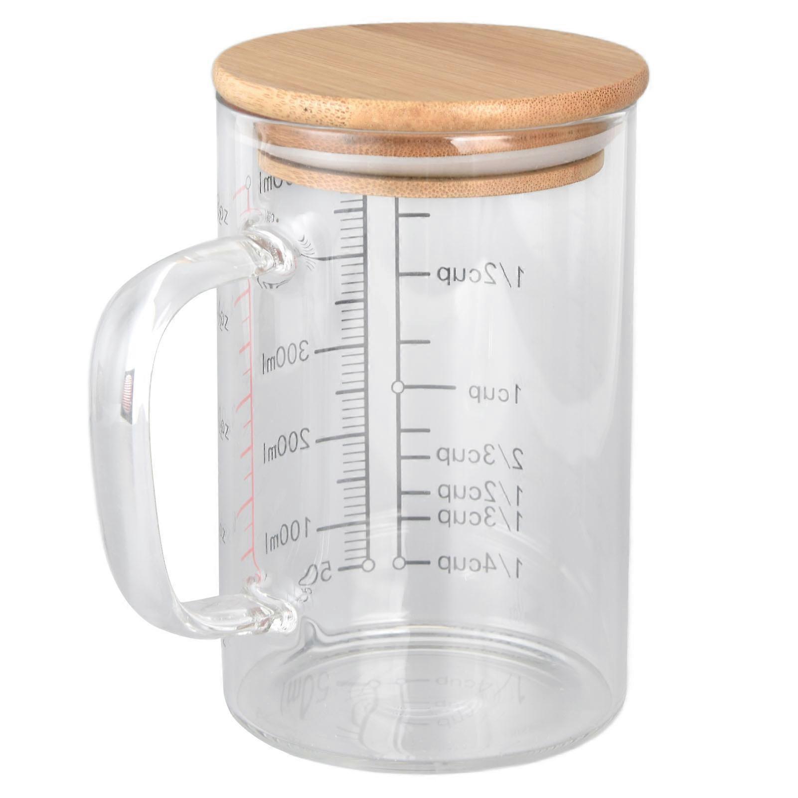 Sklenená odmerka 500 ml borosilikátová tryska Clear Scale V