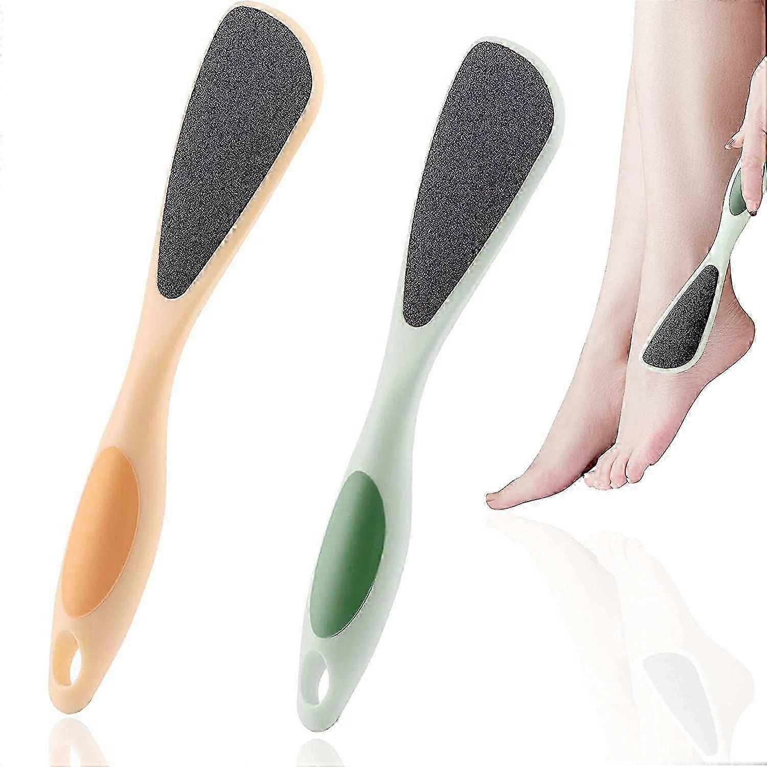 Pumice Stone For Feet, Double-sided Foot Scrubber With Ergonomic Handle, Soft Scrub Brush For Gentle Exfoliation, Easy To Maintain For Regular Use 202
