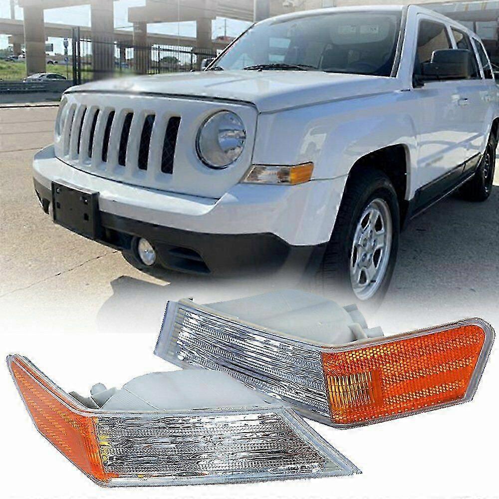Front Turn Signal Corner Lamp for Jeep Patriot 2007-2017 Replacement Light Assembly