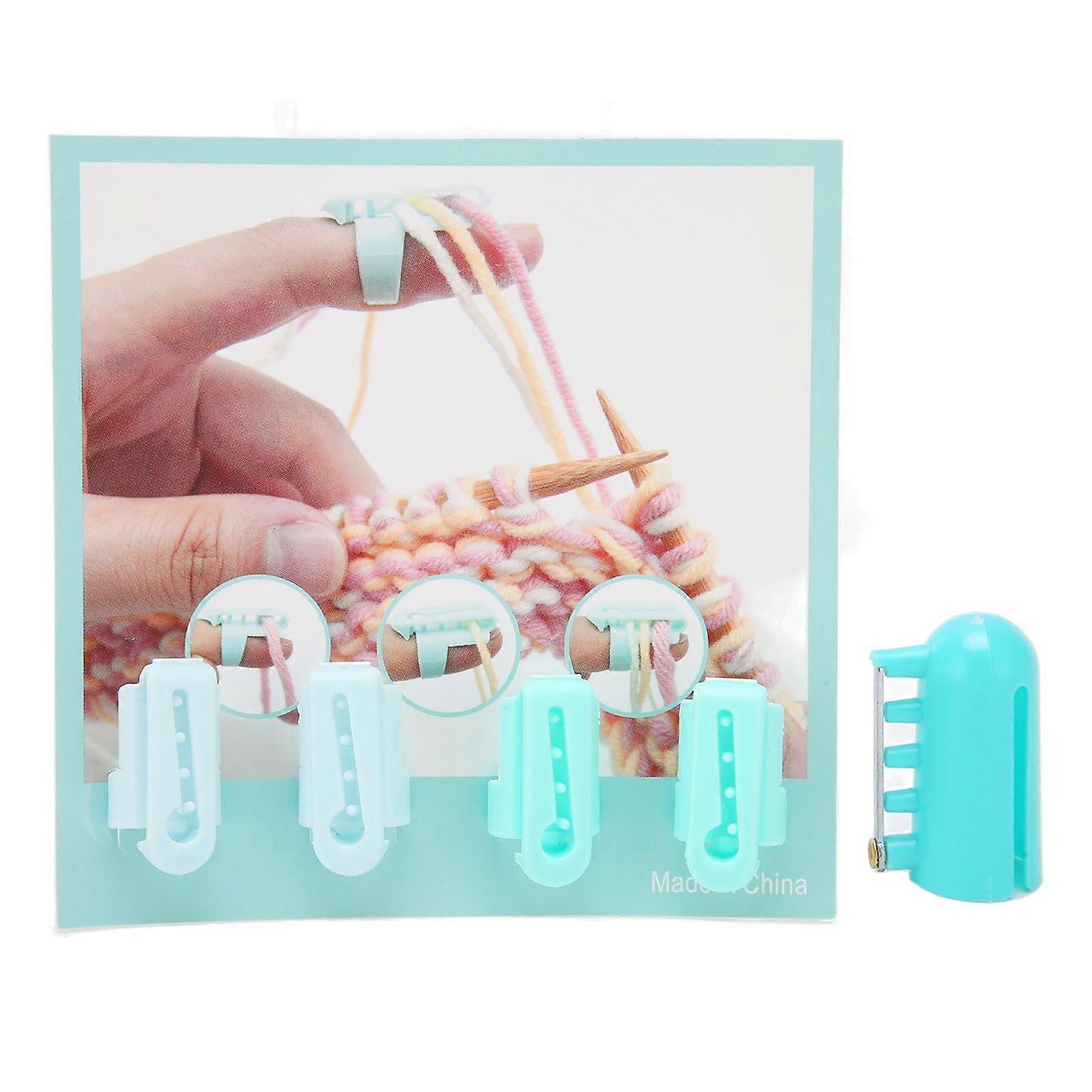 2025 أحدث طراز 5 قطع دليل خيوط بلاستيكية قابل للتعديل حامل إصبع فتح