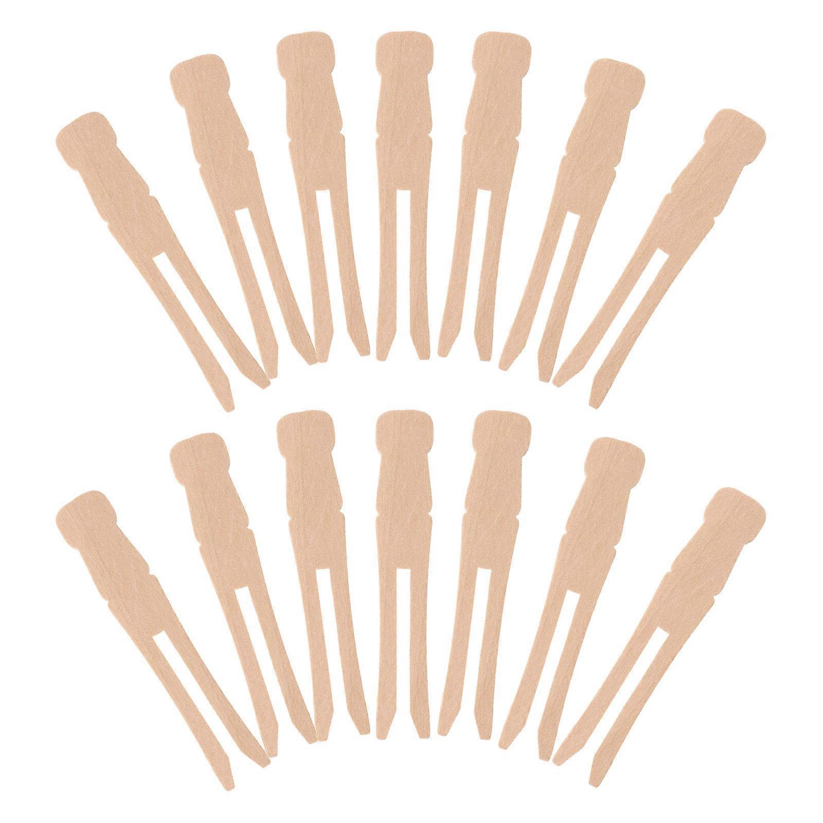 100pcs Wooden Craft Clips Strong Non Slip Clothespins for Laundry, DIY Arts & Crafts Projects, Drying Solution for Home Use