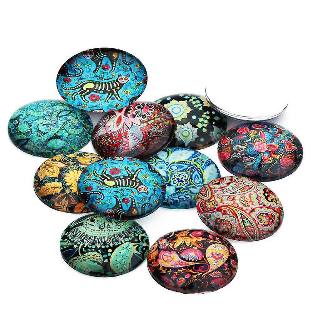 Iron On Patch Stylish Diy Ethnic Style Glass Patches Mixed Color For Diy Crafts Scrapbooking 20Pcs
