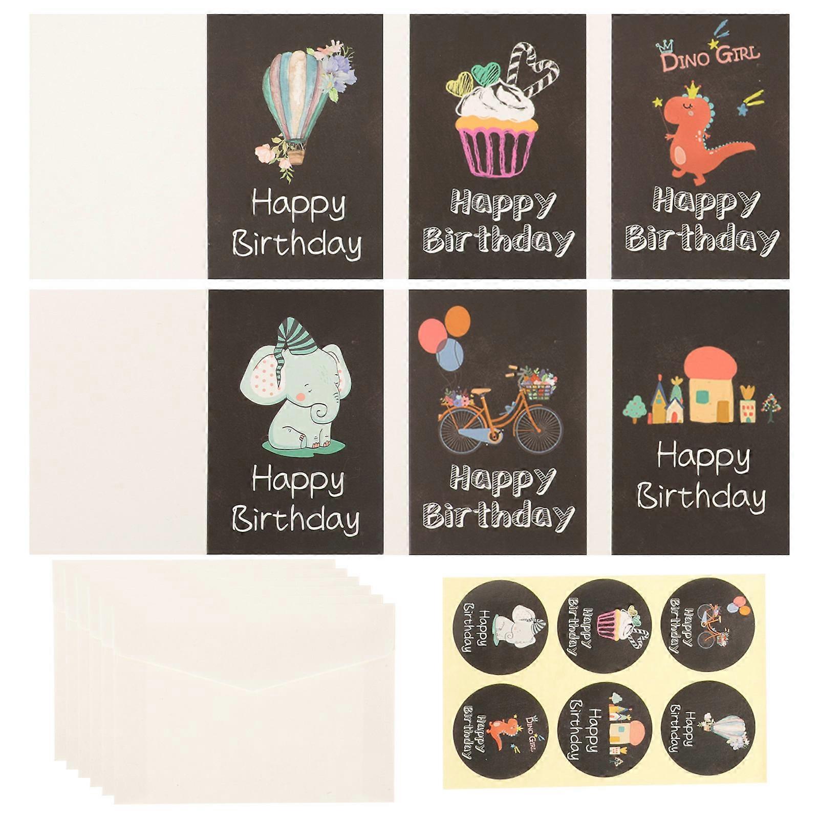 Cute Birthday Expressing Joy Birthday with Envelope Sticker 1 Set