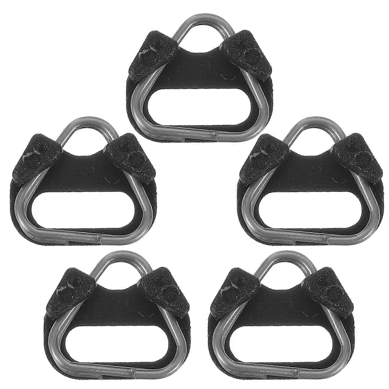 5pcs Durable Camera Strap Triangle Split Rings Adapter for Neck, Shoulder, Wrist Straps Replacement – Easy Install for Worn Out Accessories