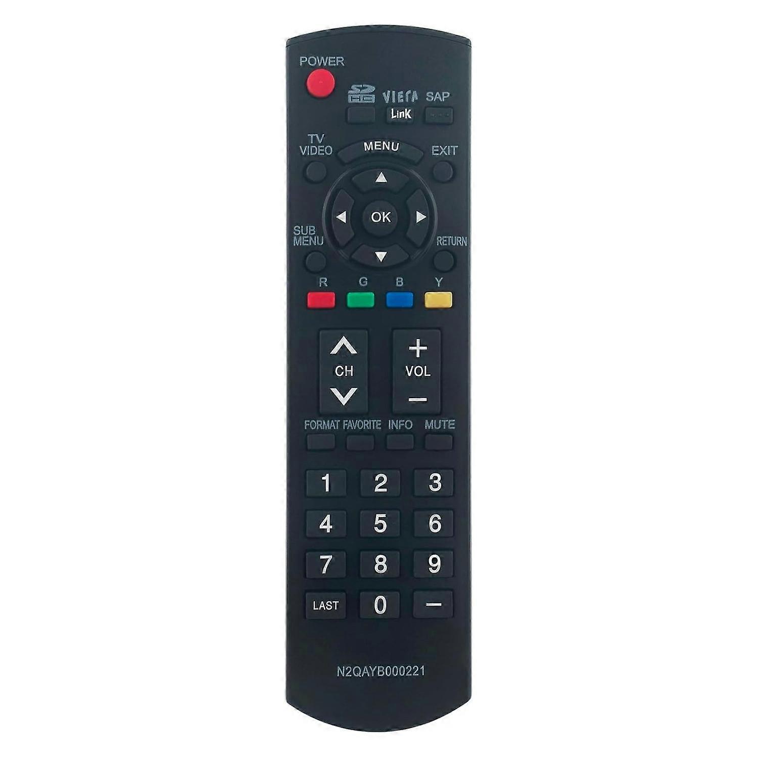 C8z N2QAYB000221 For Panasonic TV Remote Control Replacement 1-10m B6x Range Wireless Controller