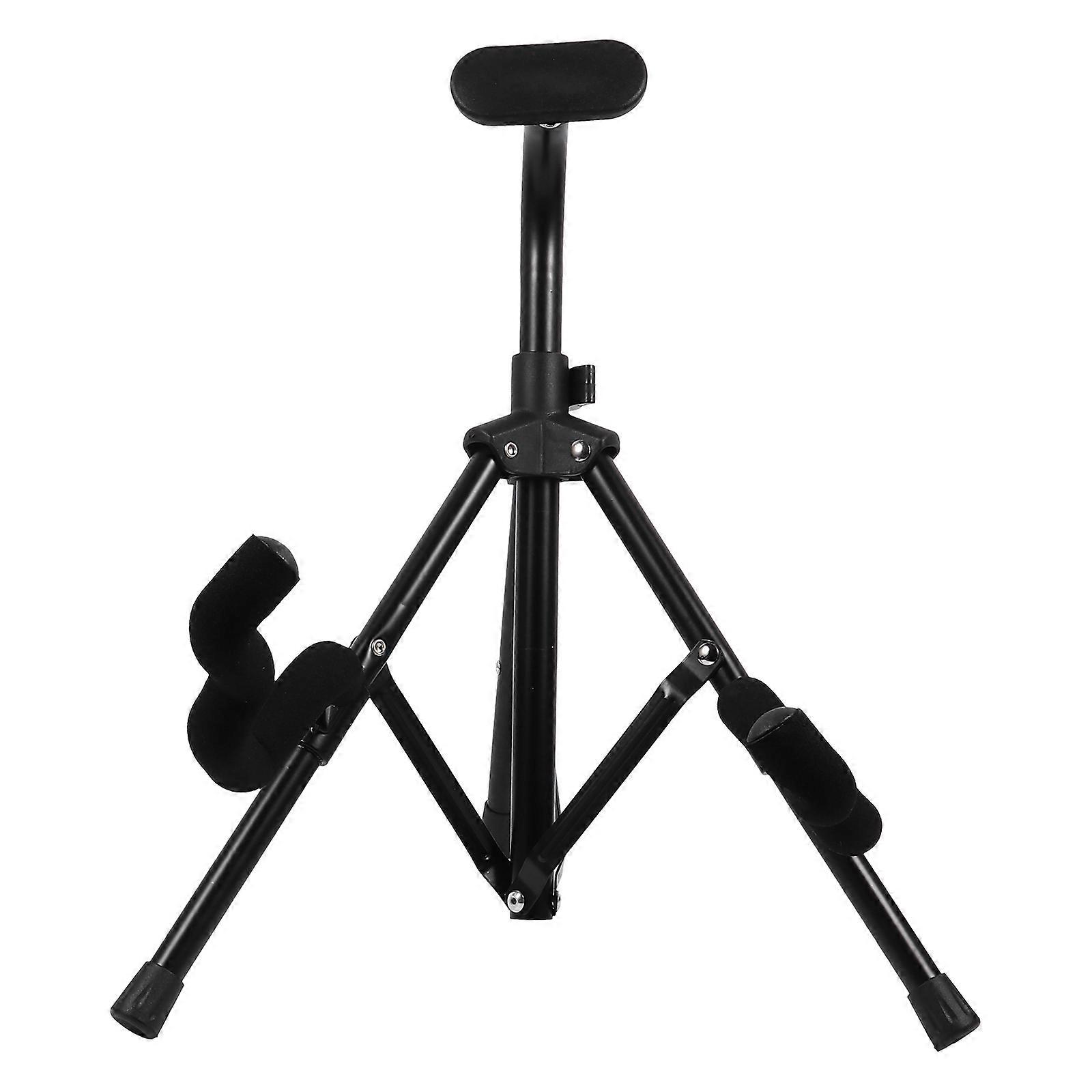Foldable Guitar Stand Sturdy Instrument Organizer for Acoustic Electric Guitars Ukulele Compact Tripod Support Space Saving Storage