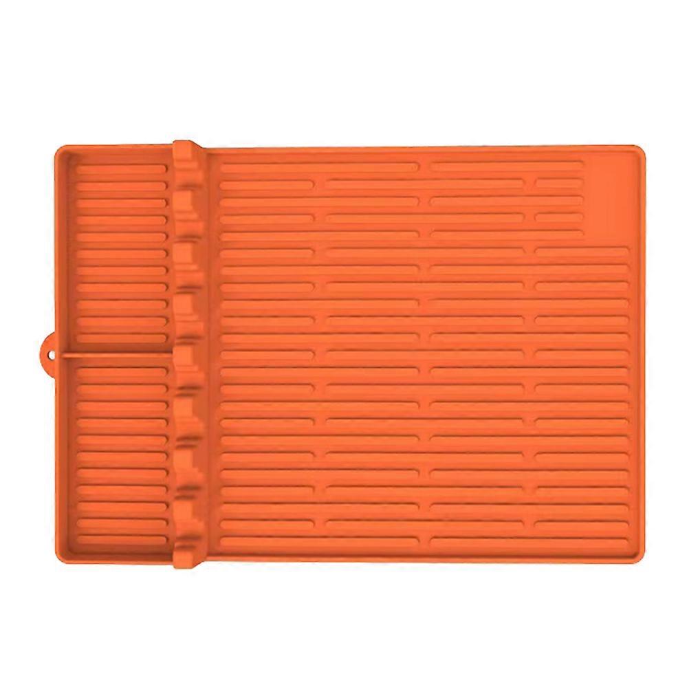 Easy Cleaning Silicone Grill Side Shelf Mat For Grilling By Grill Enthusiasts Rectangular 1Set