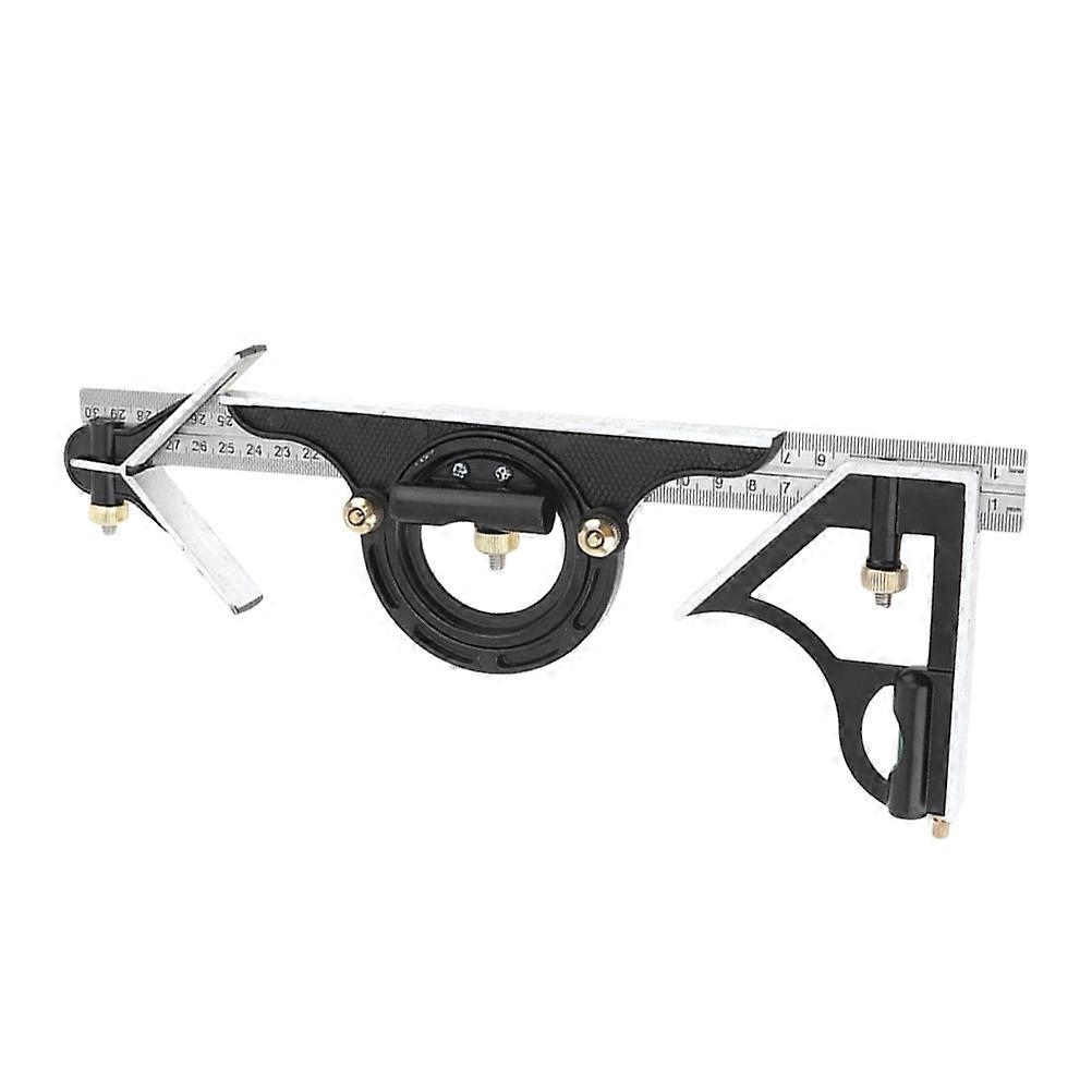 Angle Multi Functional Ruler Carpentry Precise Level 30x12x2cm 3Pcs