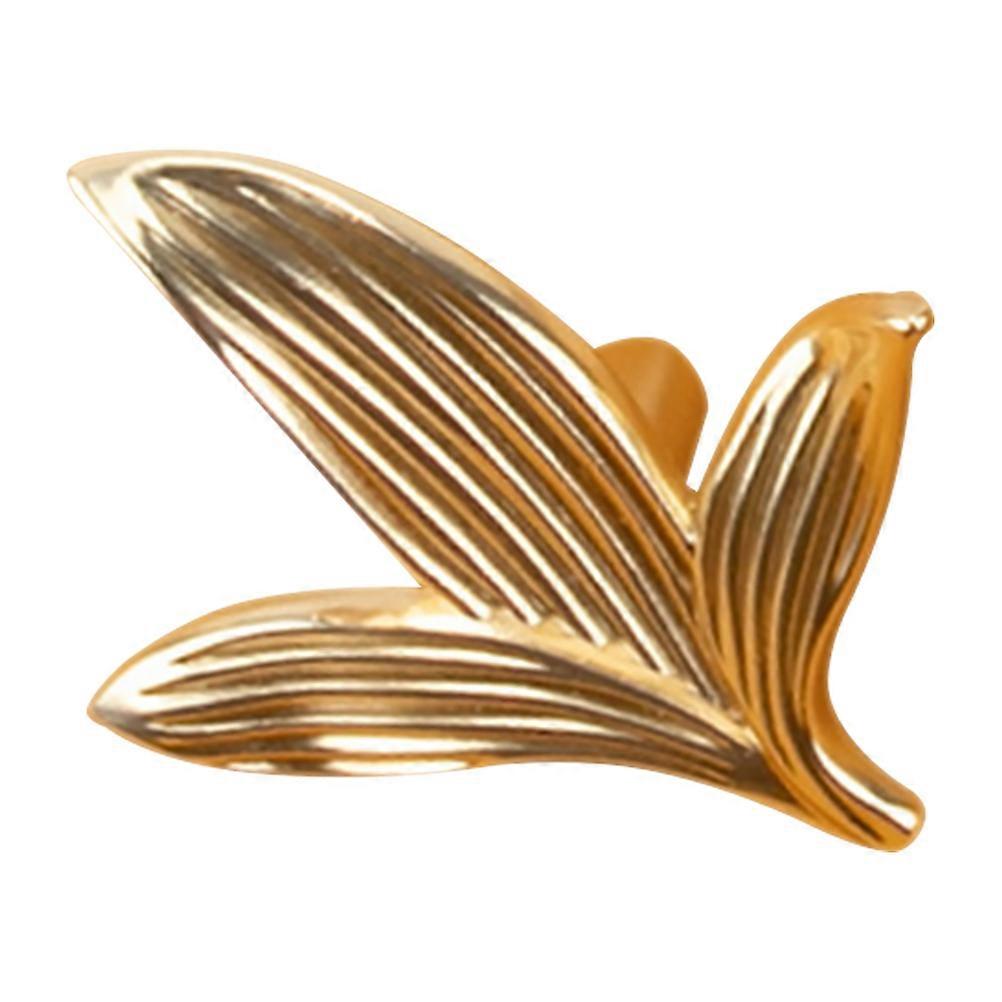 Decorative Drawer Knobs Furniture Handle Modern Shape Golden Zinc Alloy Home Decoration 1Pcs