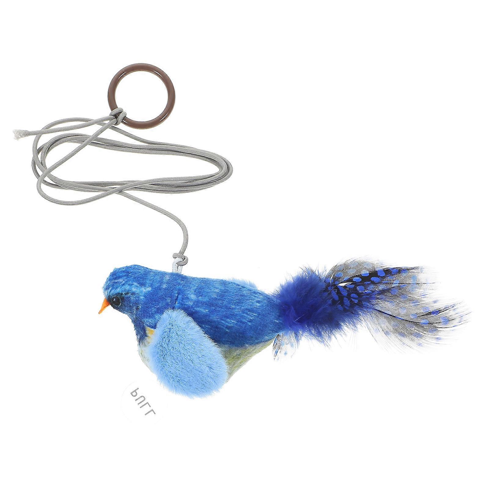 Interactive Bird Cat Teaser with Rope Design for Door Hanging – Engaging Pet Puzzle for Bonding and Fun Playtime, Durable and Stable Cat Toy for