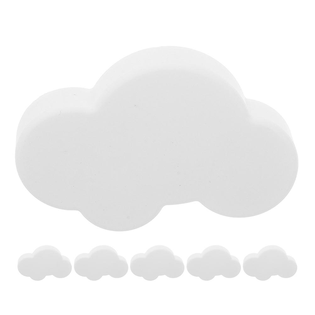 Cartoon Knobs 6pcs Soft Rubber Drawer Pulls Durable Decorative Handles for Nursery Kitchen Cupboards