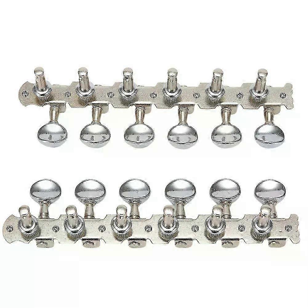 Machine Head Replacement 12 Strings Guitar Accessories Guitar Parts Guitar Tuning Pegs 6L 6R Fit For 12 String Acoustic