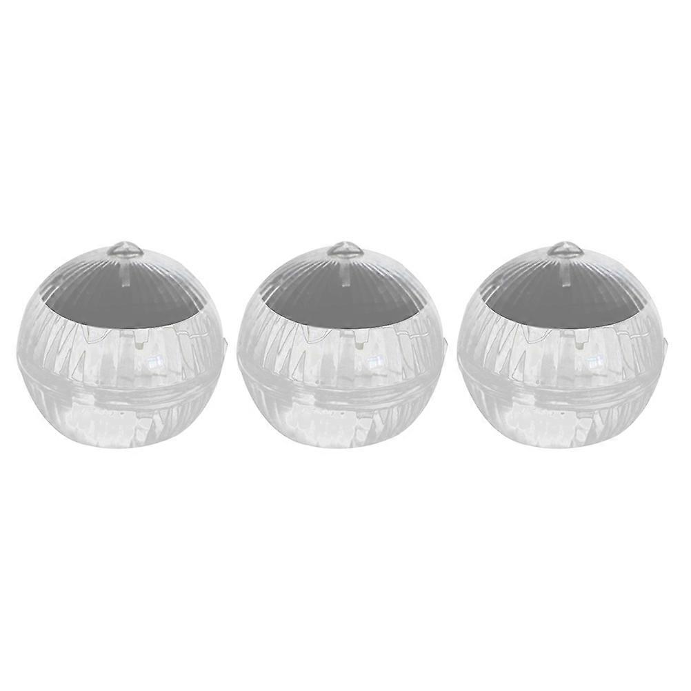Water Fountain Outdoor Solar Floating Ball Light Colorful Light For Pool Pond Spa 3Pcs