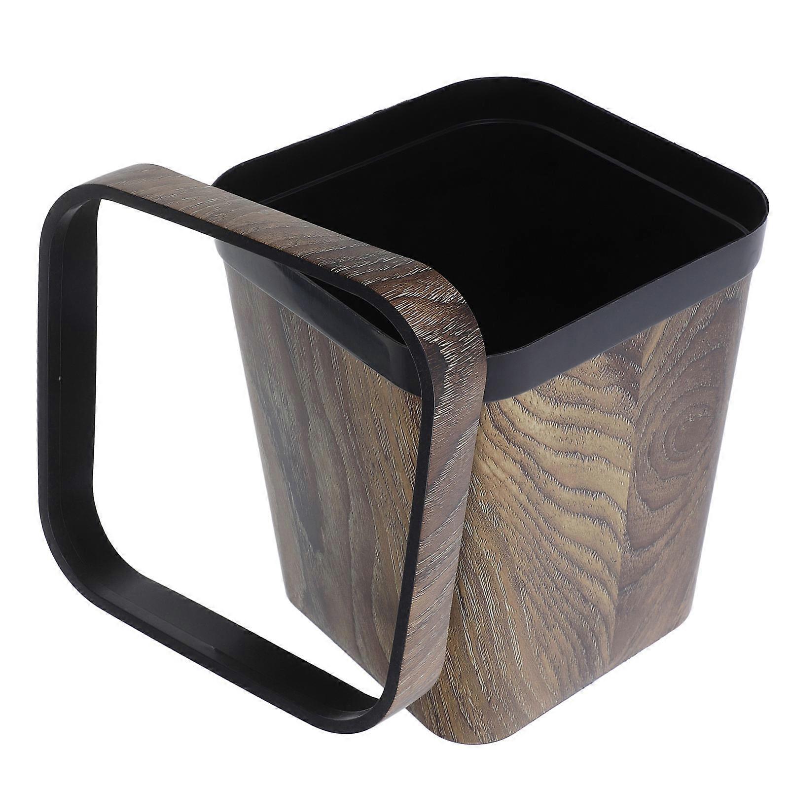 Trash Can Wastebasket For Home And Office Coffee 11.00X9.43X9.43in Holds Trash 1Pc