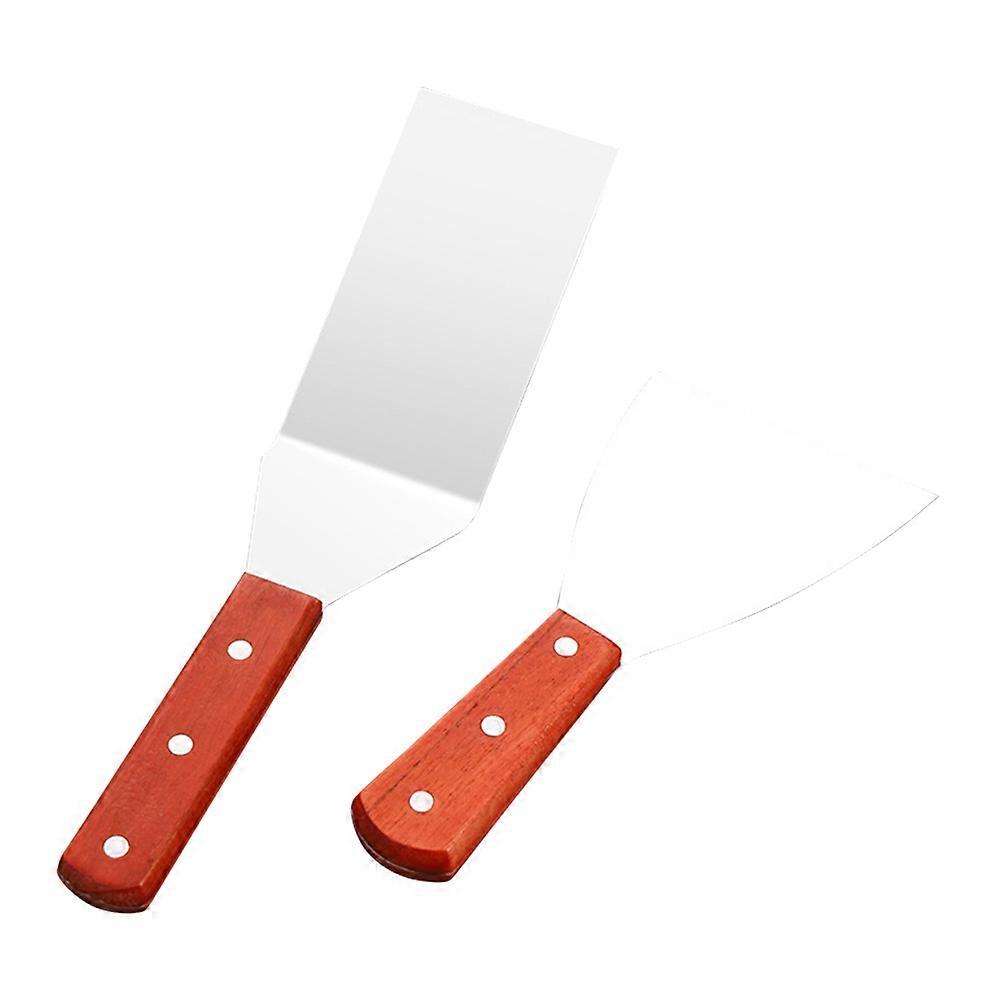 Spatulas For Kitchen Use Steak Home Kitchen Flat Head Non-reactive 2Pcs