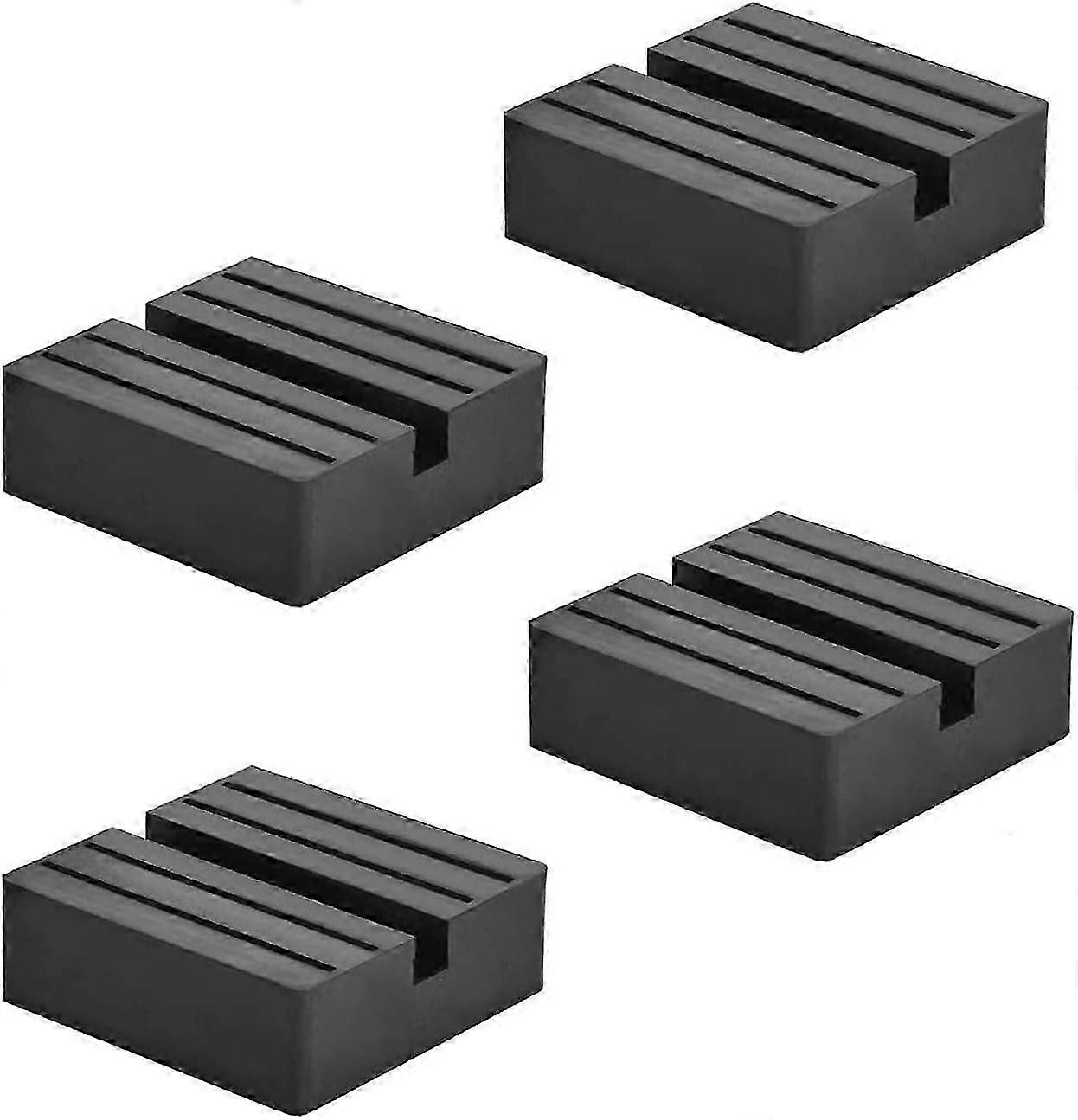 Rubber Jack Block Hydraulic Buffer Pad - Jack Pad Protector Car Lifting (4 Pcs)