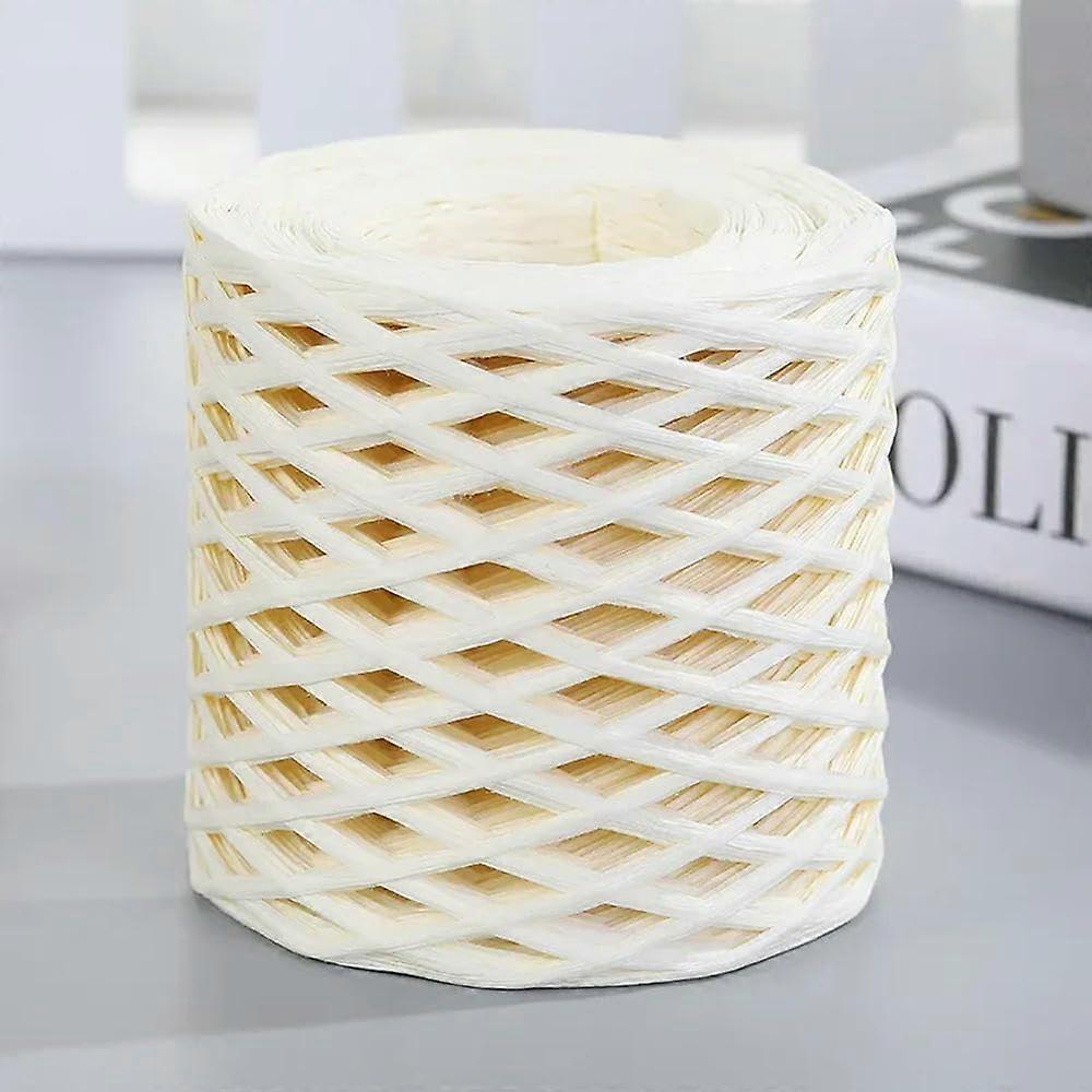 200M Bast Straw Yarn For Knitting Crochet Paper Theme DIY Handmade Summer Sunhat Beach Bag Ref: 2686