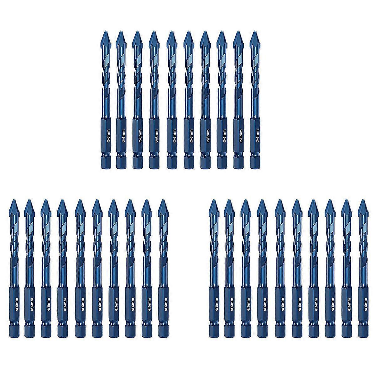 10Pcs High Hardness Eccentric Drill Precision Drilling 6mm