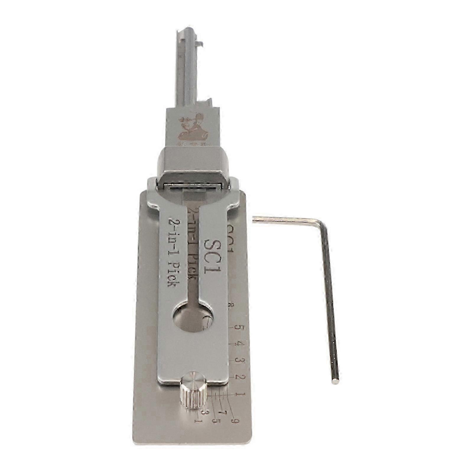 SC1 KW1 Set di grimaldelli di precisione Kit di manutenzione e riparazione 2 in 1 SS001 per uso domestico, compatibile con SC1, SC4, SC20AM