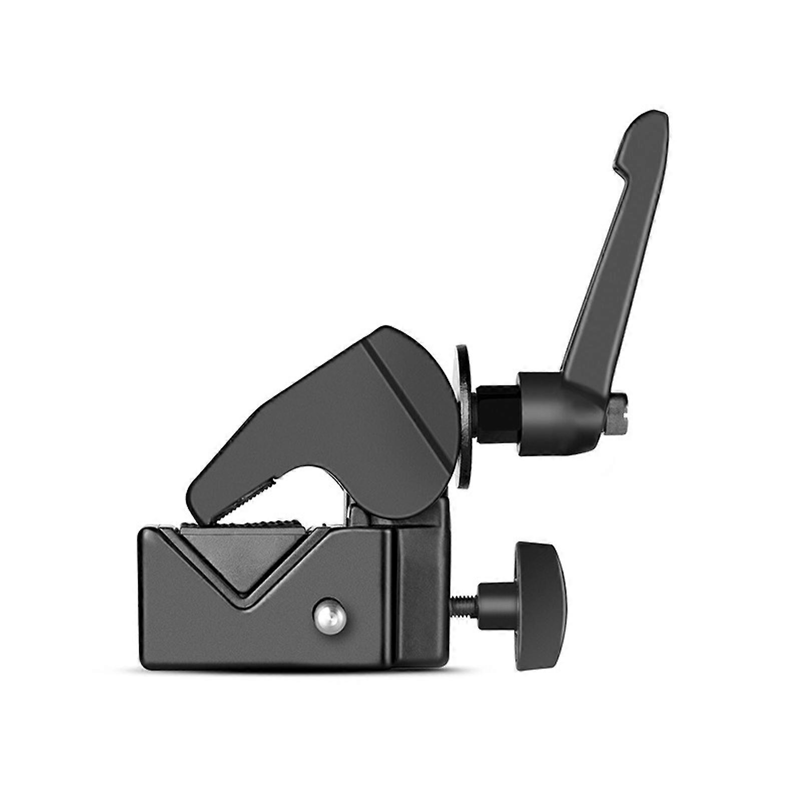 Two Headed Aluminum Camera Clamps With Screw Compatibility For Tube And Flat Surfaces Mounting Multicolor