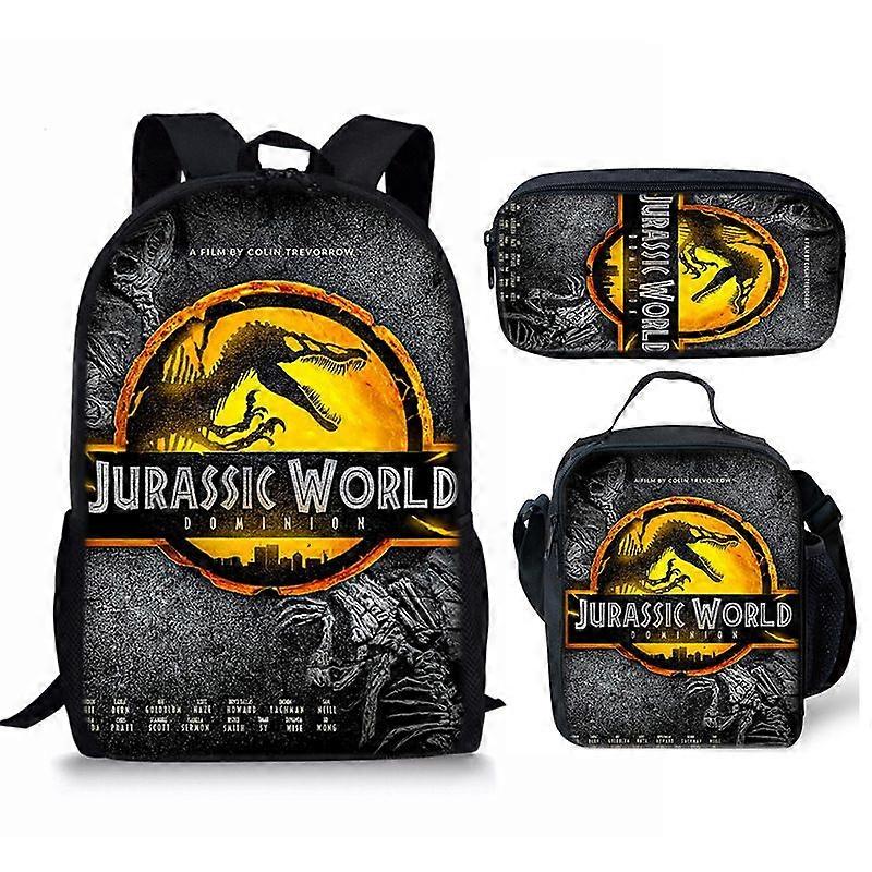 Student Backpack Three-piece Anime Cartoon Backpack