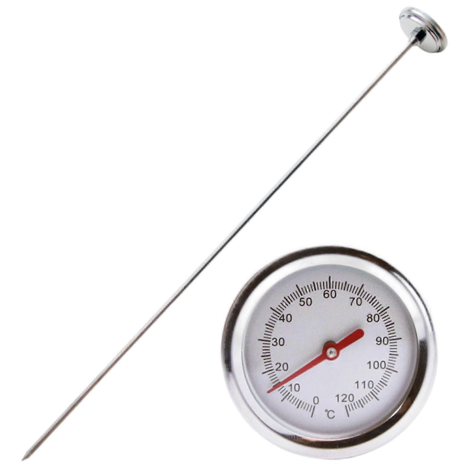 Compost Thermometer, Portable 2-Inch Dial Steel Soil Thermometer with 20-Inch Handle for Compost, Garden, and Lawn Use