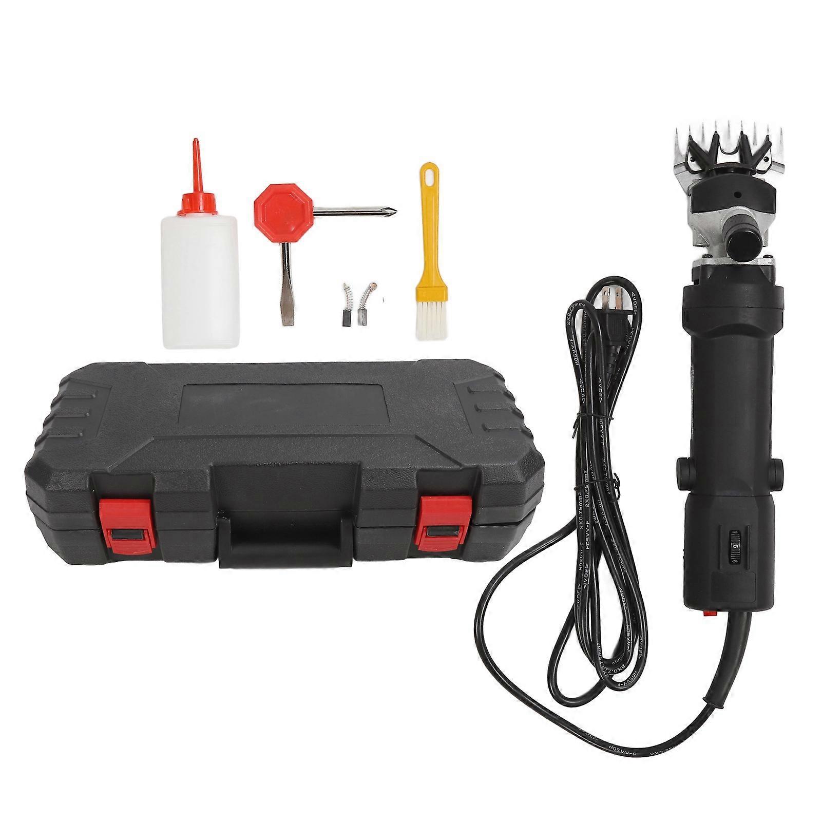 Electric Sheep Shears Professional Efficient Sheep Clippers for Sheep Goats Cattle Farm Livestock Pet 850W US Plug 110V