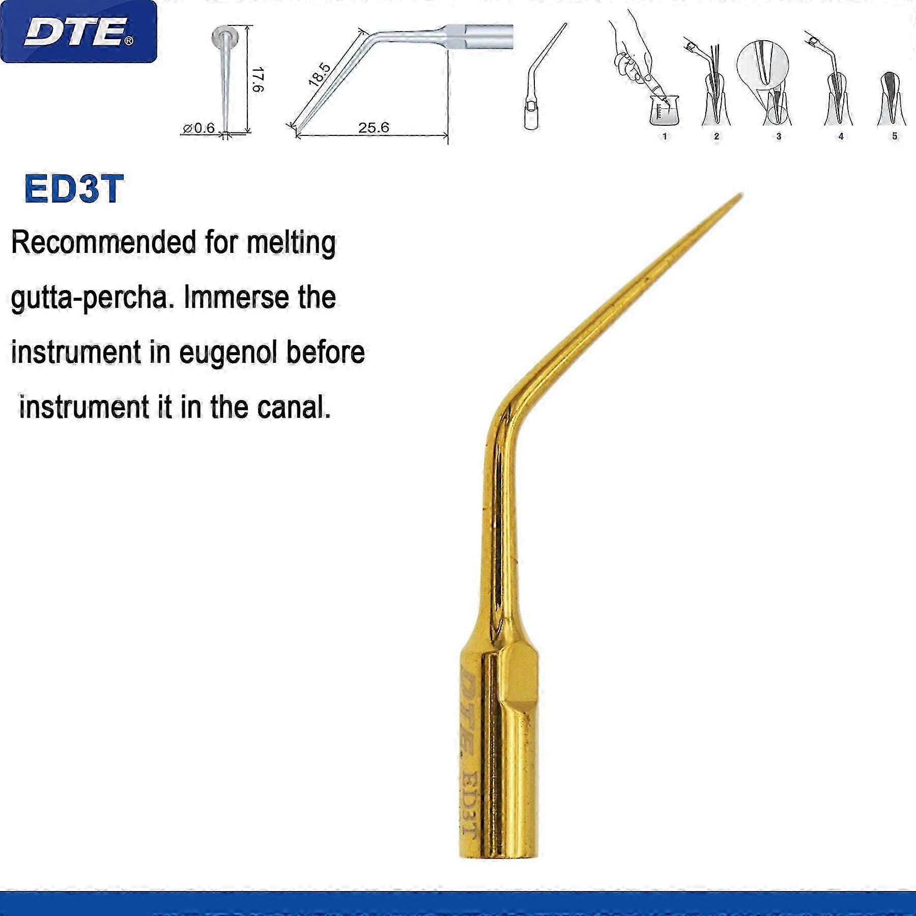 Ultrasonic Scaling Tips Compatible with Certain Dental Tools for Dental Professionals