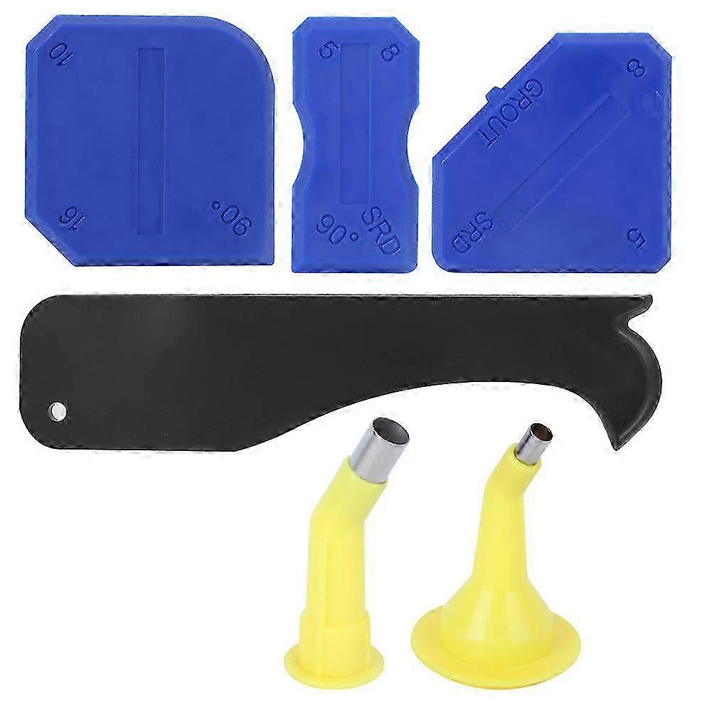 6pcs Silicone Sealant Spreader Spatula Scraper Caulk Remover Finishing Tool Set