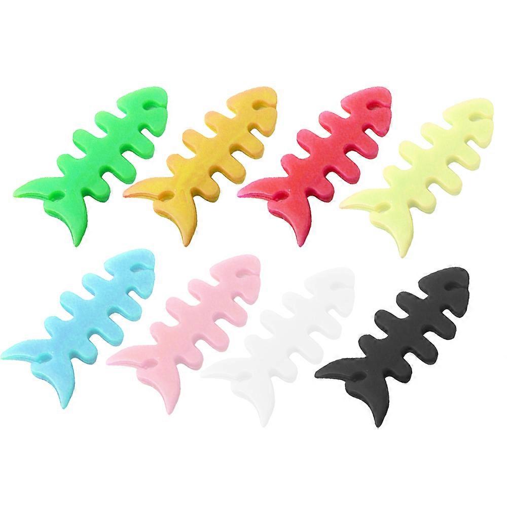 Silicone Data Cable Organiser Earbuds Holder for Travel Cable Management 200Set