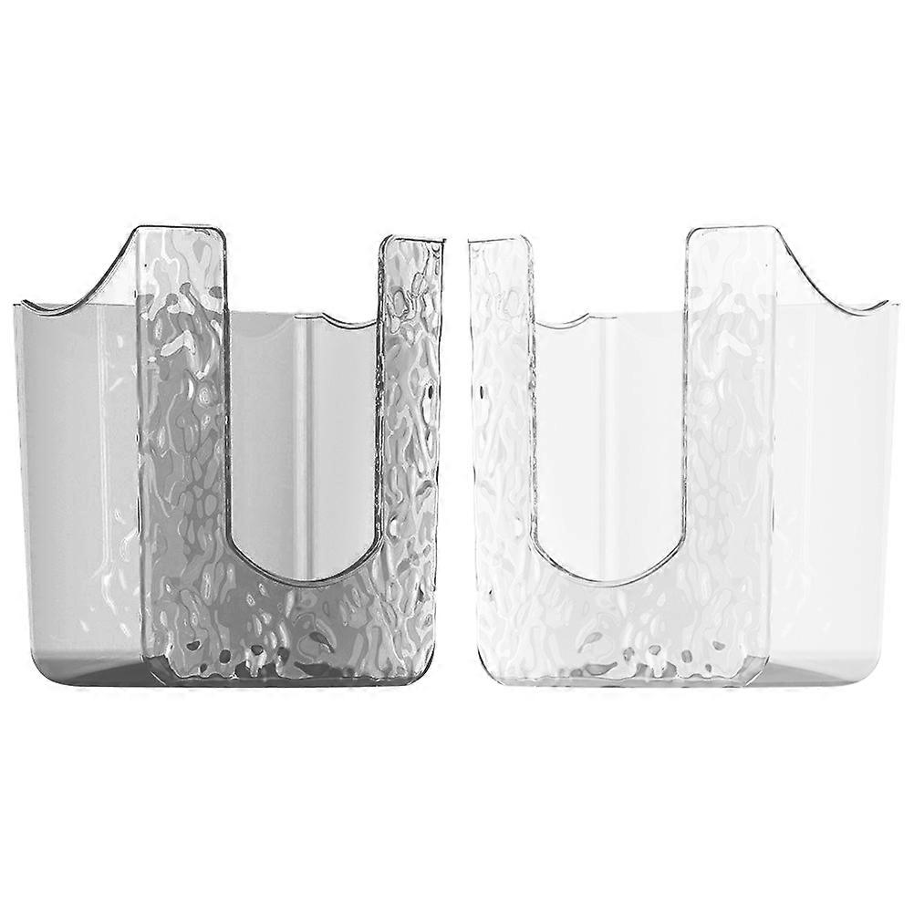 מתקן רקמות צמוד לקיר אלגנטי מגבוני מטבח קופסת אחסון ומחזיק אמבטיה למגבות פנים ומגבונים לחים פתרון ארגון ביתי מסוגנן