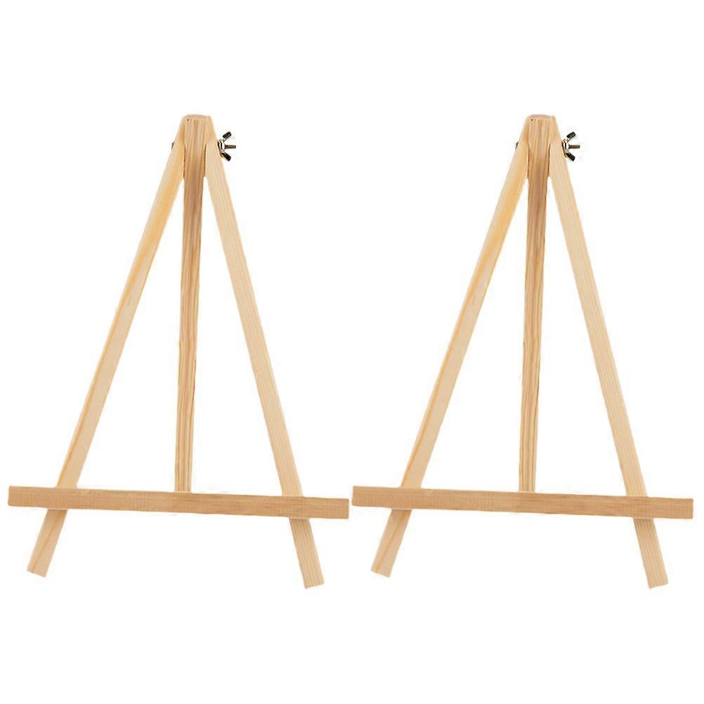 Painting Easels Wood Tabletop Easel Stand Foldable Prevent Loosening 9.43x7.07x7.07in Portable 2Pack