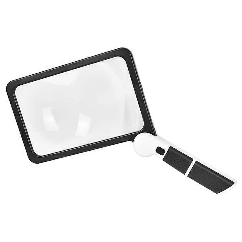 5 x Magnifying Glass with Light, Foldable Handheld Magnifier with 48 LED Light, 3 Modes