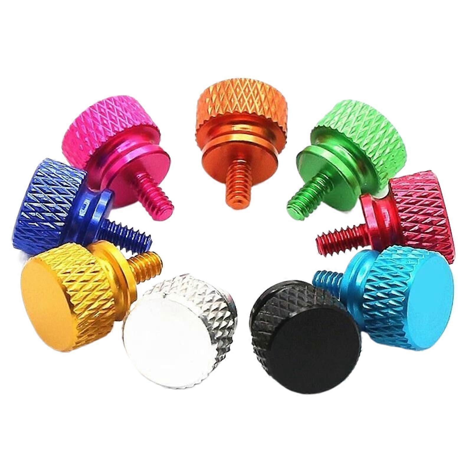 M3 Aluminium Alloy Step Thumb Screw Computer Case Screw Turning Screws with Hand Tightening Pack of 10